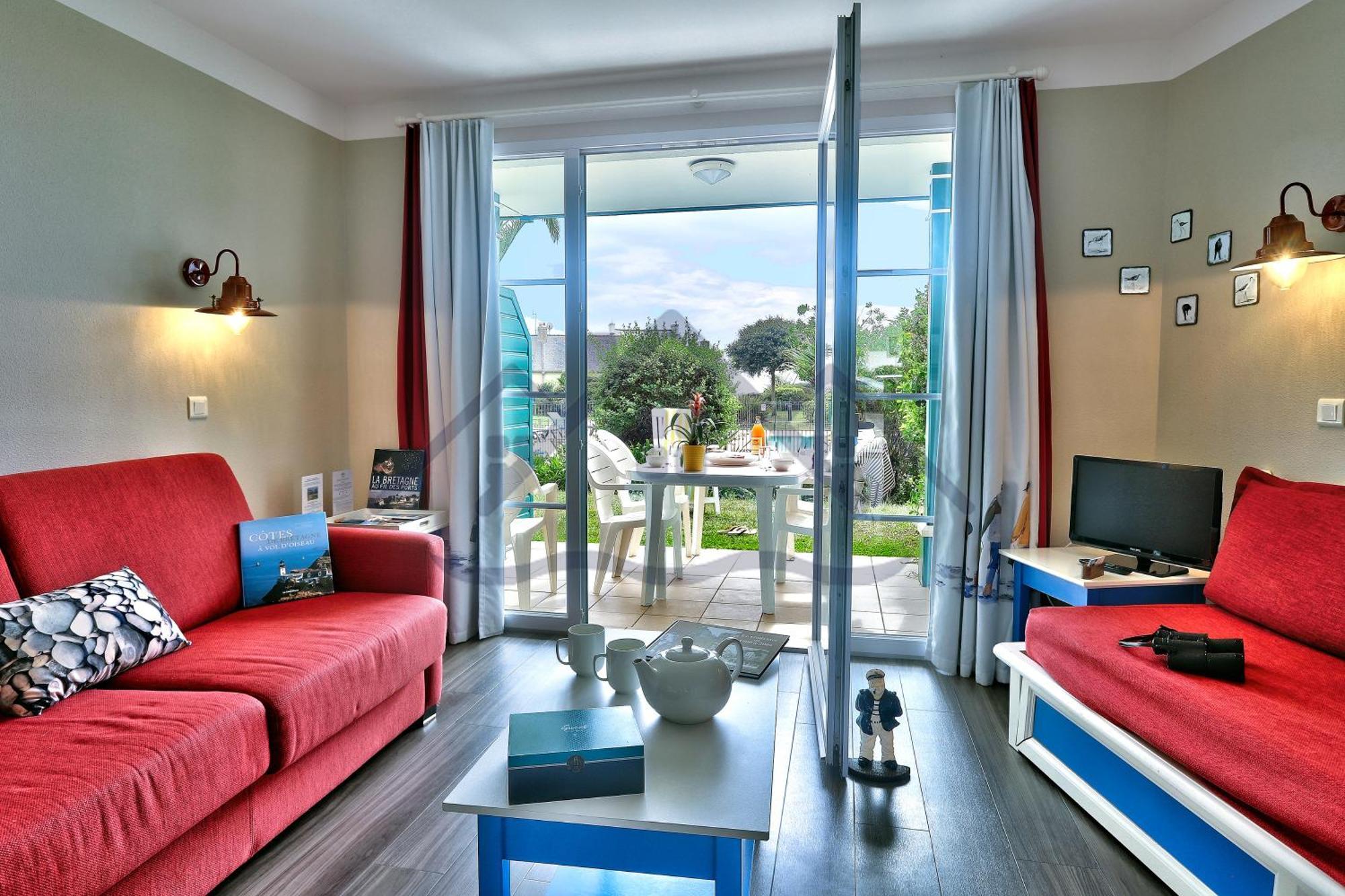 Localise - A06 - Entierement De Plain-Pied Avec Petite Vue Mer - Donnant Sur La Piscine Et Le Jardin - Wifi Inclus - Draps Inclus - Guilvinec Exterior foto